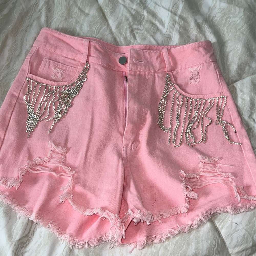 Fringe shorts
